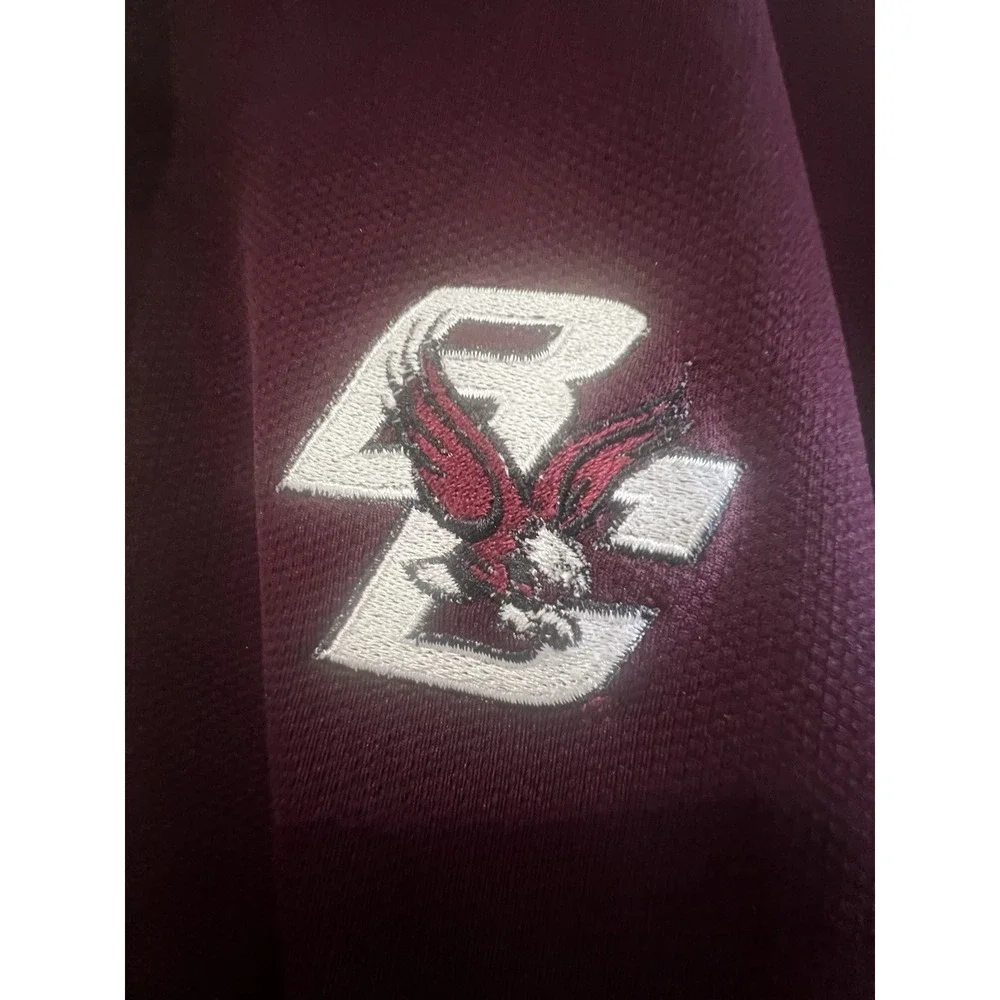 Adidas Boston College Football‎ Shirt XL Maroon Short Sleeve Classic